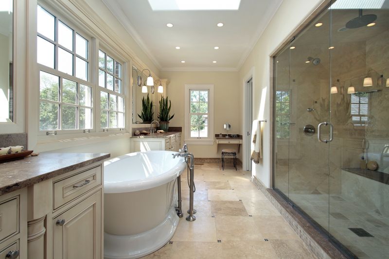Luxurious Bathtub and Vanity Area