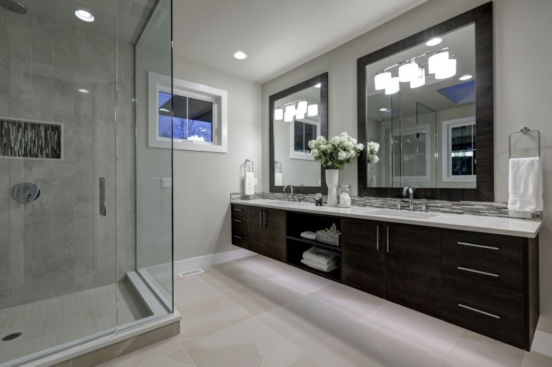 Contemporary Bathroom with Floating Vanity